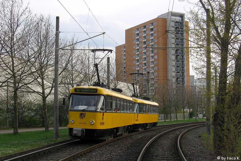 Dresden, Tatra T4D-MT Br. 224 235 Dresden, Tatra T4D-MT Br. 224 235