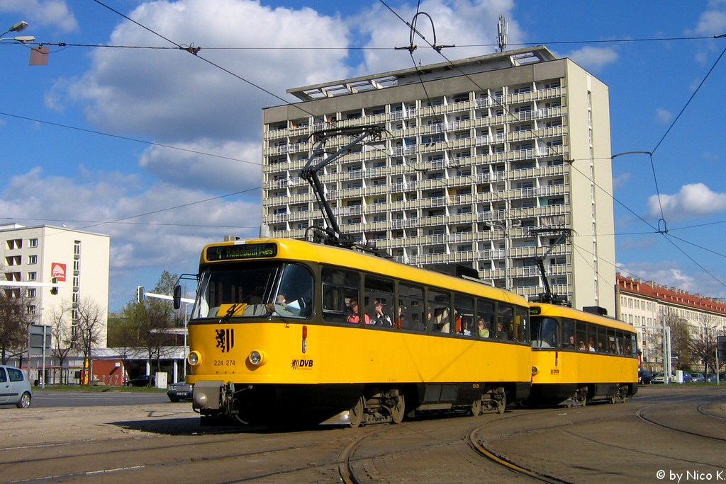 Дрезден, Tatra T4D-MT № 224 274 Дрезден, Tatra T4D-MT № 224 274