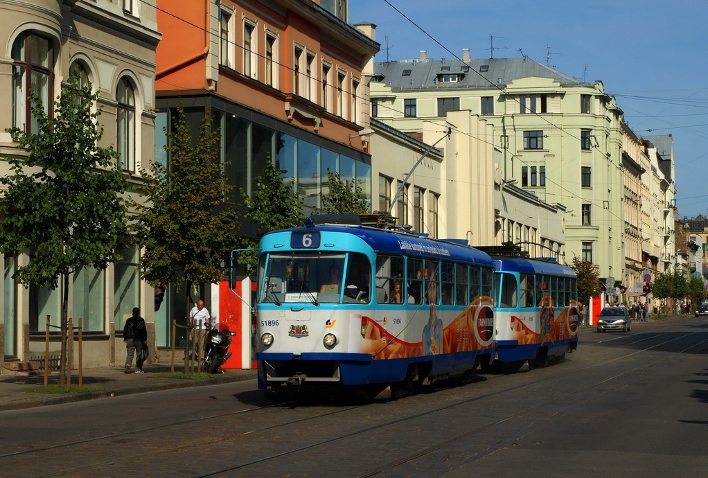 Riga, Tatra T3A № 51896 Riga, Tatra T3A № 51896
