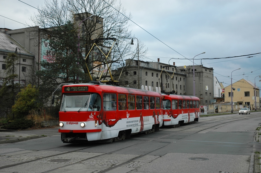 Olomouc, Tatra T3R.P № 182