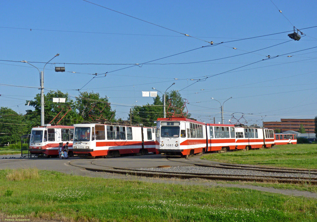 Санкт-Петербург, 71-147К (ЛВС-97К) № 5083; Санкт-Петербург — Конечные станции и разворотные кольца