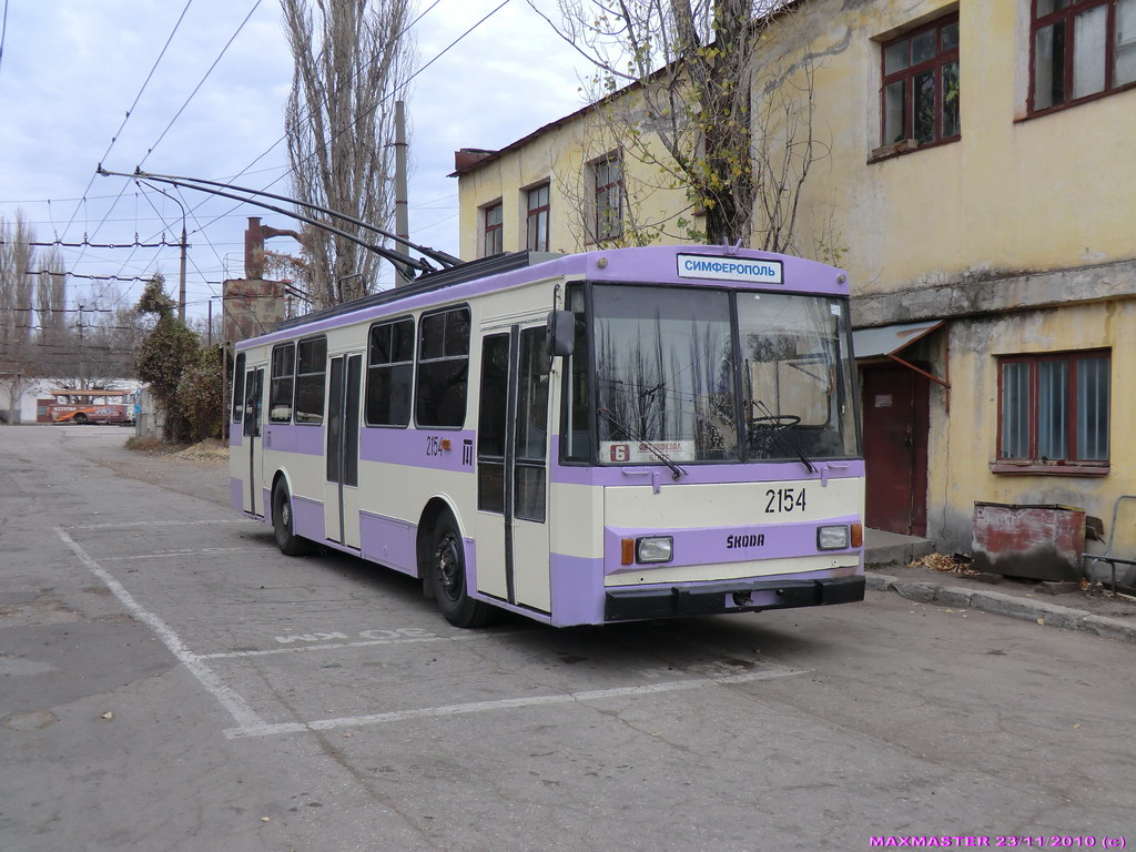 Крымский троллейбус, Škoda 14Tr11/6 № 2154