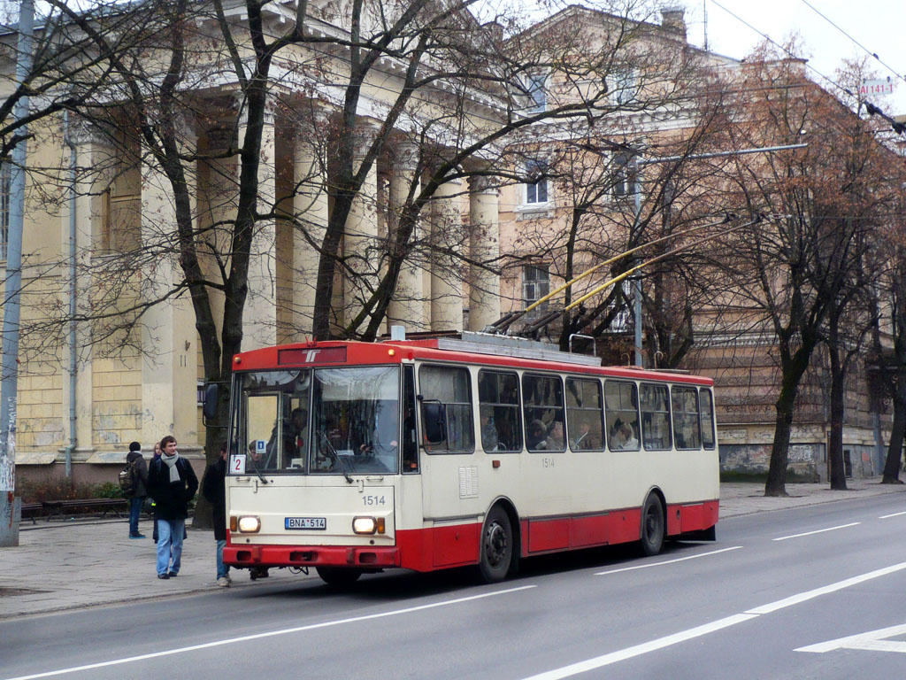 Vilnius, Škoda 14Tr02/6 č. 1514