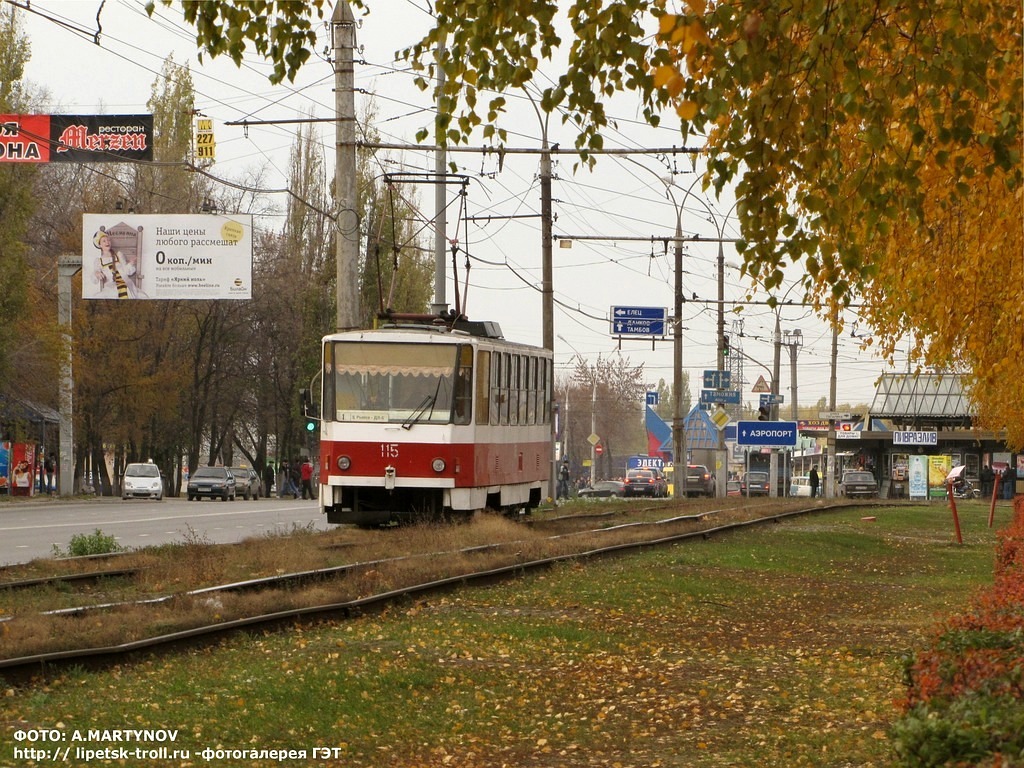 Липецк, Tatra T6B5SU № 115 Липецк, Tatra T6B5SU № 115