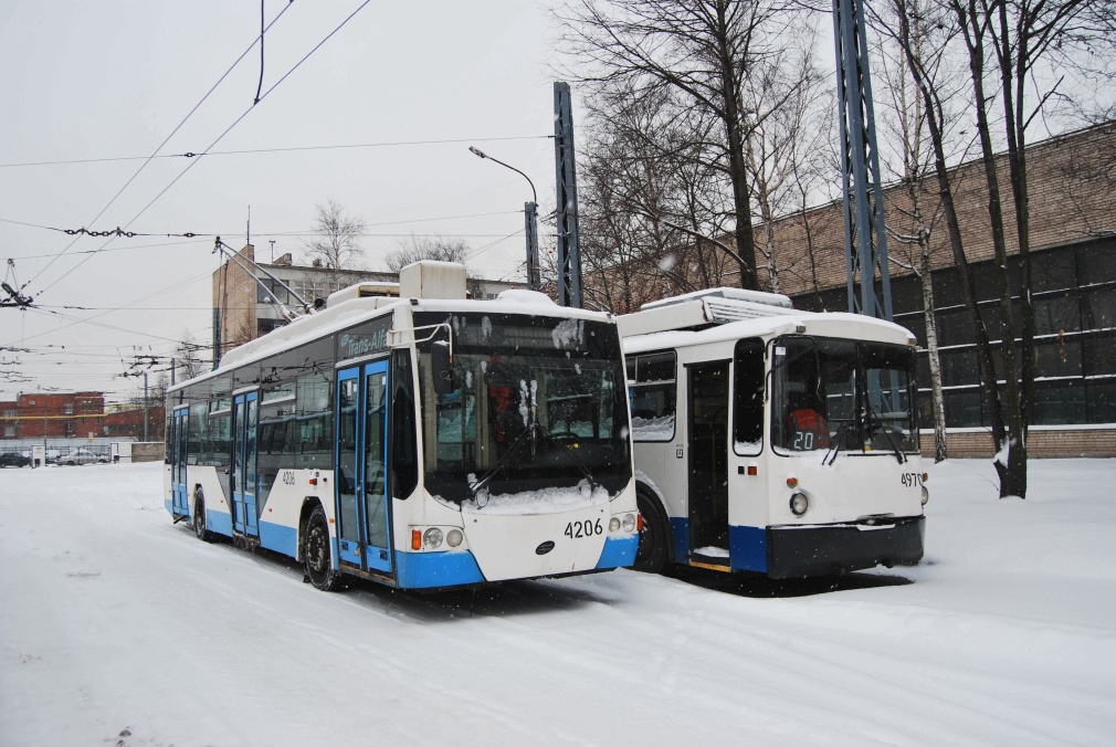 Санкт-Петербург, ВМЗ-5298.01 «Авангард» № 4206; Санкт-Петербург, ВЗТМ-5284.02 № 4970