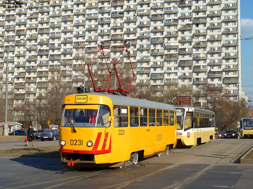 Москва, Tatra T3SU № 0231