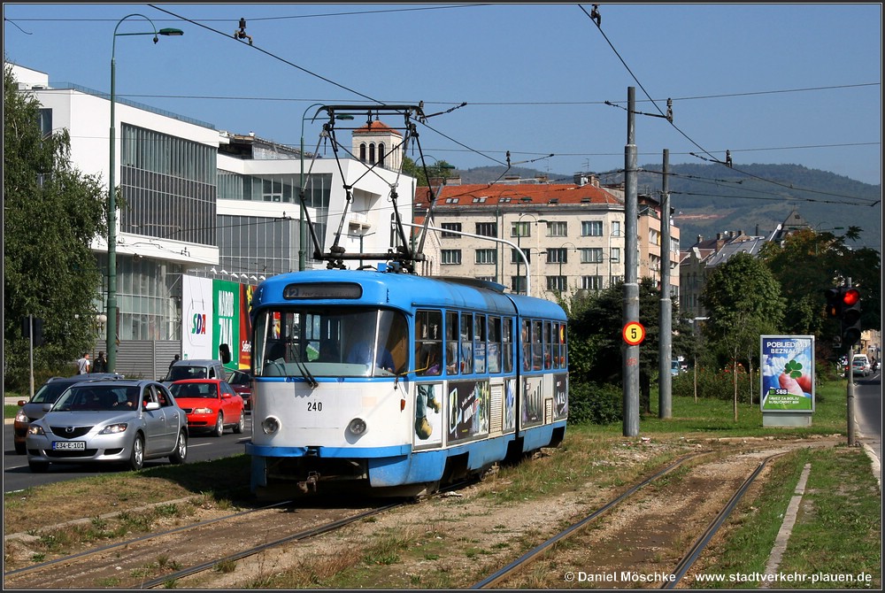 Сараево, Tatra K2YU № 240