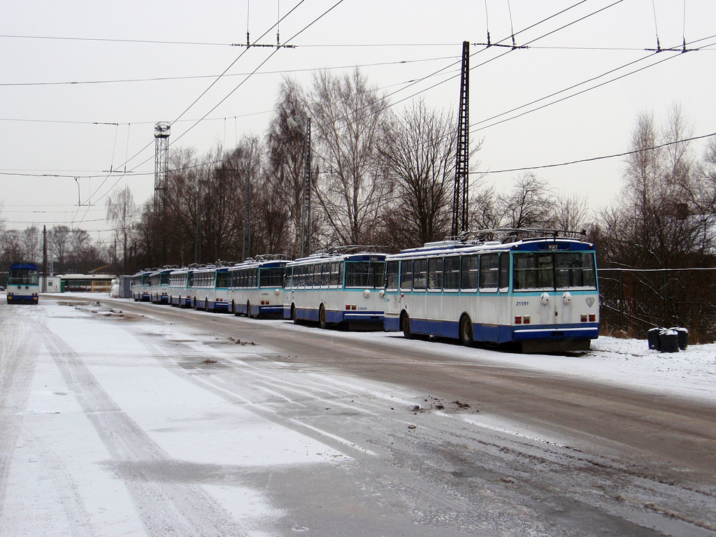Riga, Škoda 14Tr02/6 N°. 21591; Riga — Miscellaneous photos