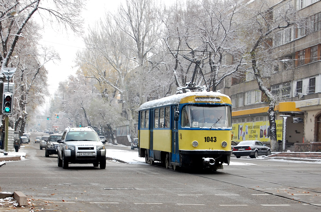 Алматы, Tatra T4D № 1043