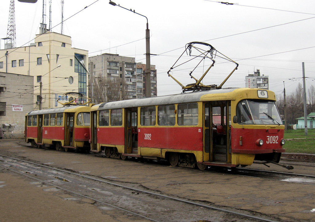 Харьков, Tatra T3SU № 3092