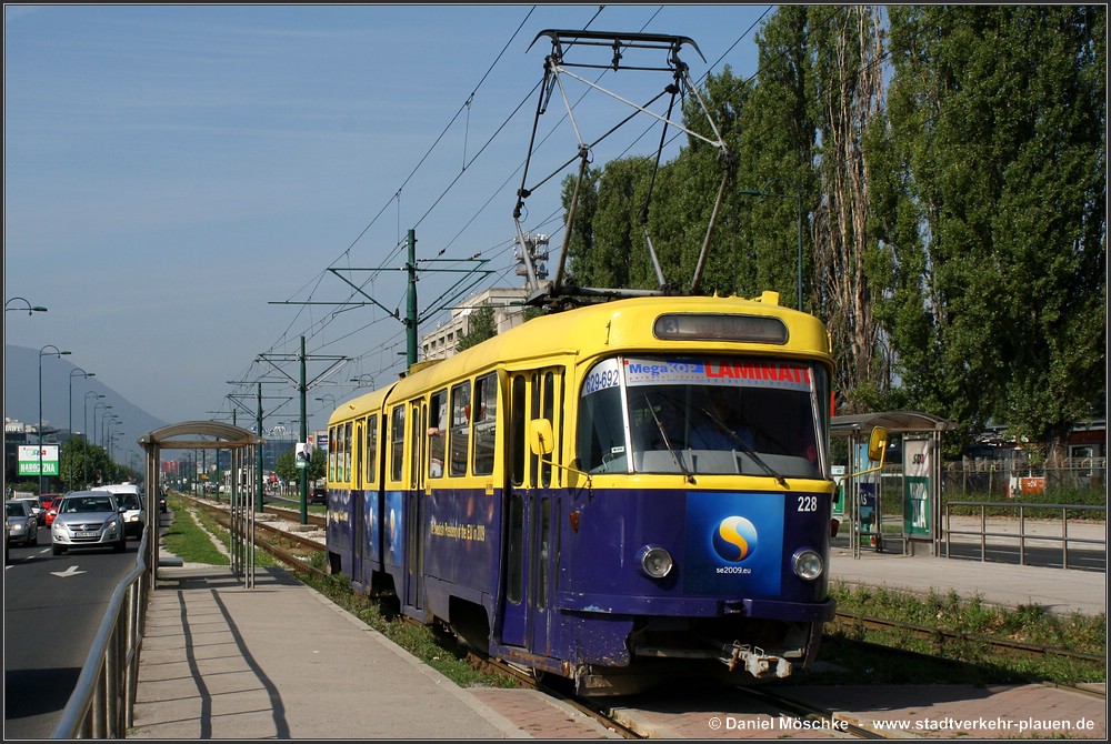 Сараево, Tatra K2YU № 228
