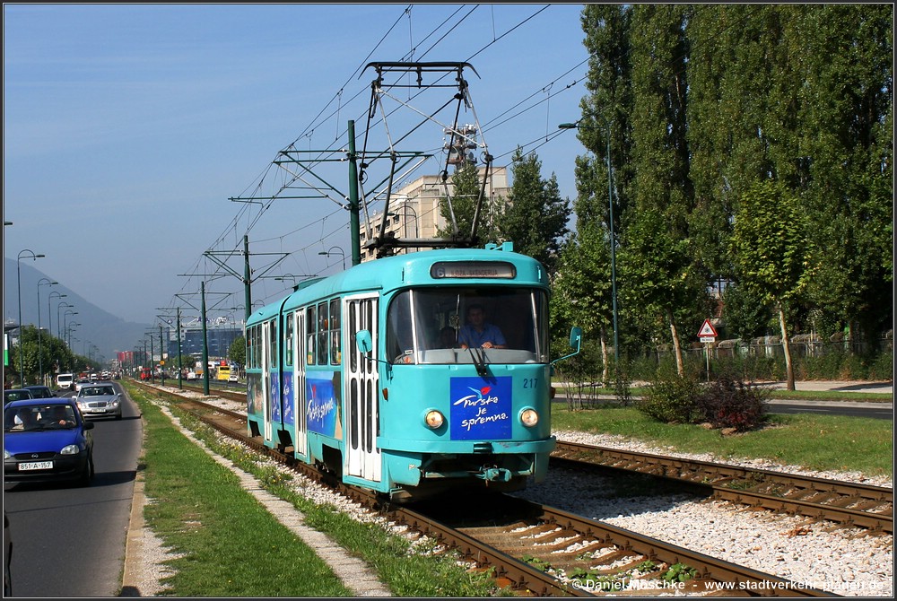 Сараево, Tatra K2YU № 217
