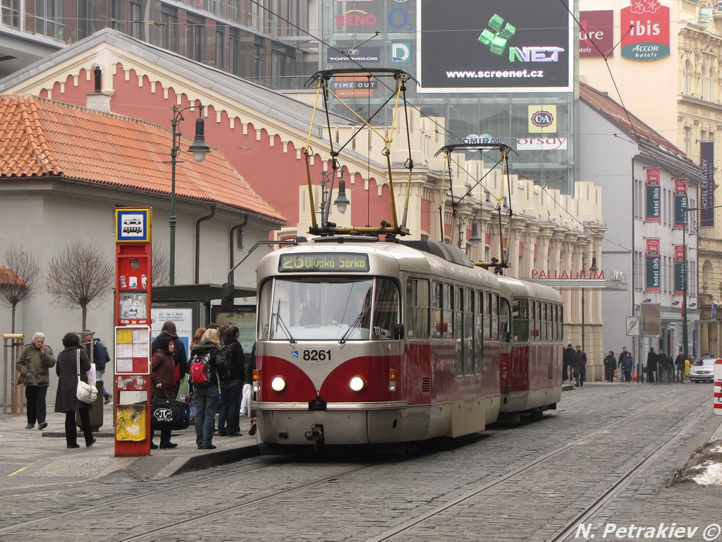 Прага, Tatra T3R.PLF № 8261