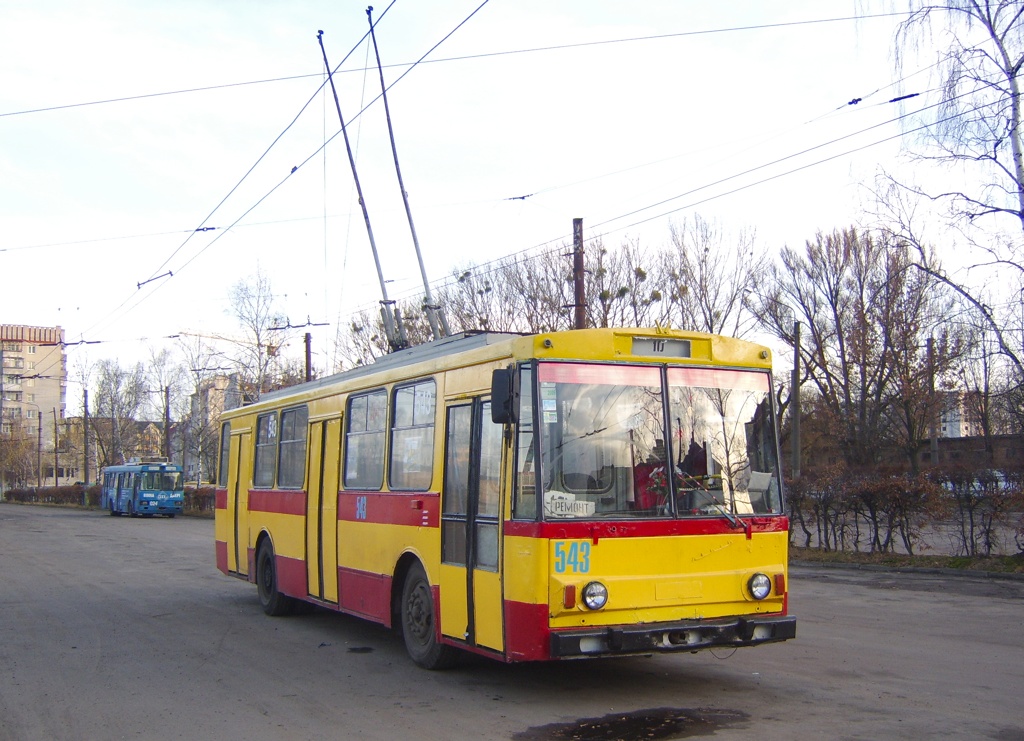 Львов, Škoda 14Tr89/6 № 543