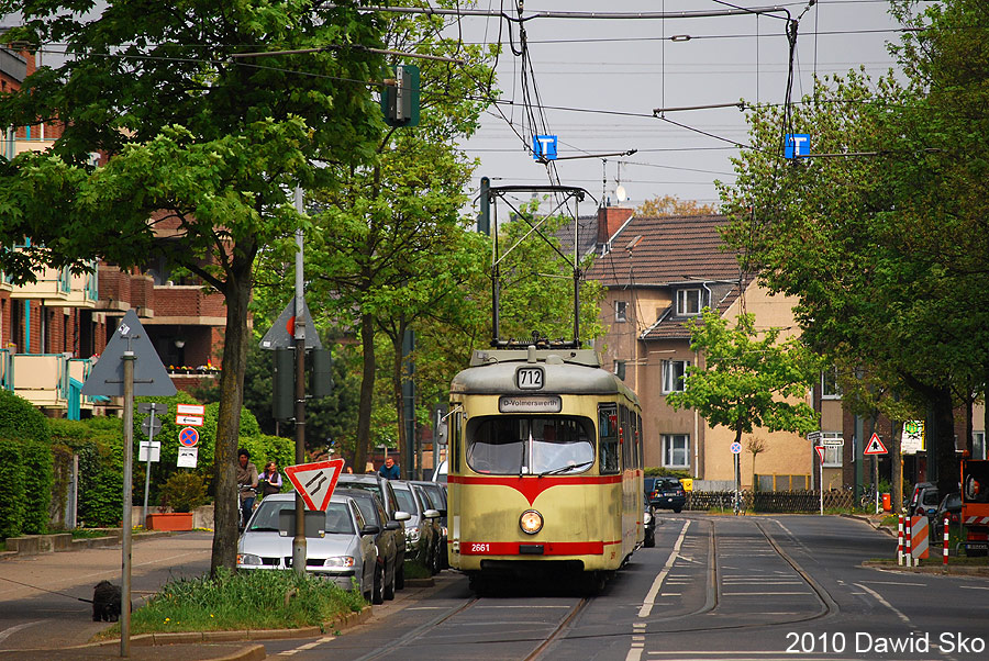Düsseldorf, Duewag GT8 Nr 2661