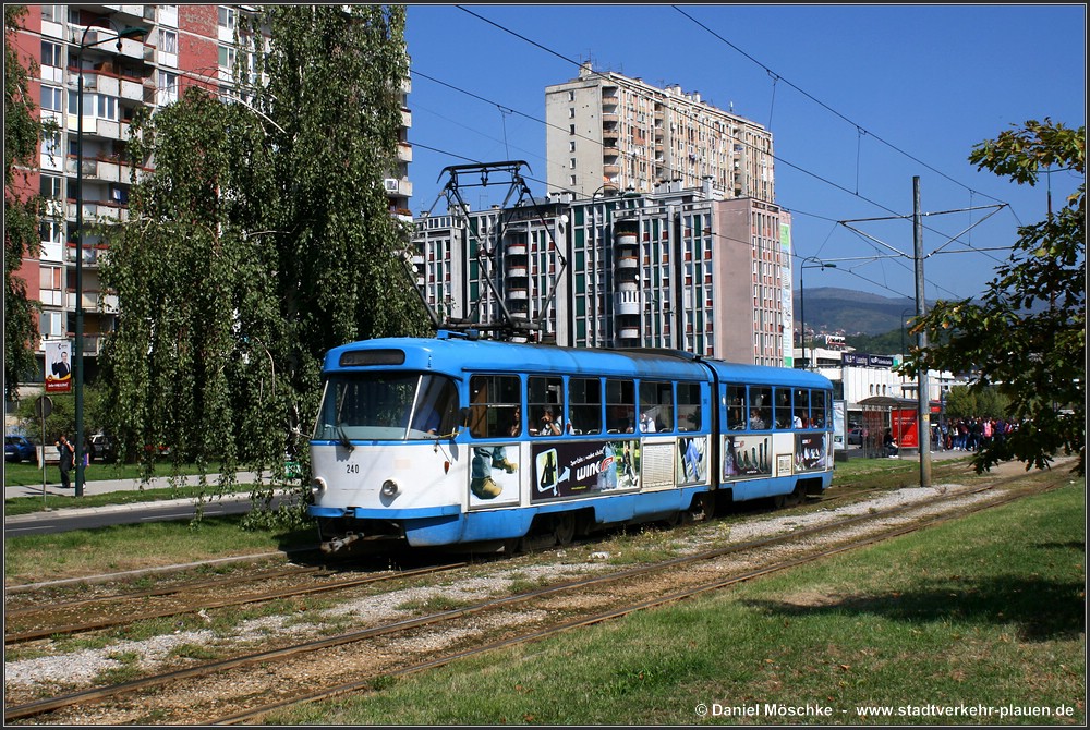 Сараево, Tatra K2YU № 240