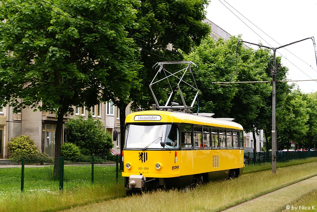 Дрезден, Tatra T4D-MI № 201 009; Дрезден — Прощание с Татрами (29.05.2010)