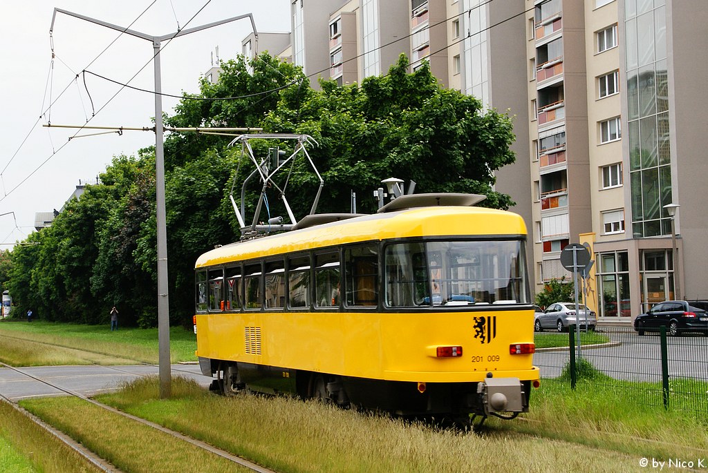 Дрезден, Tatra T4D-MI № 201 009; Дрезден — Прощание с Татрами (29.05.2010)