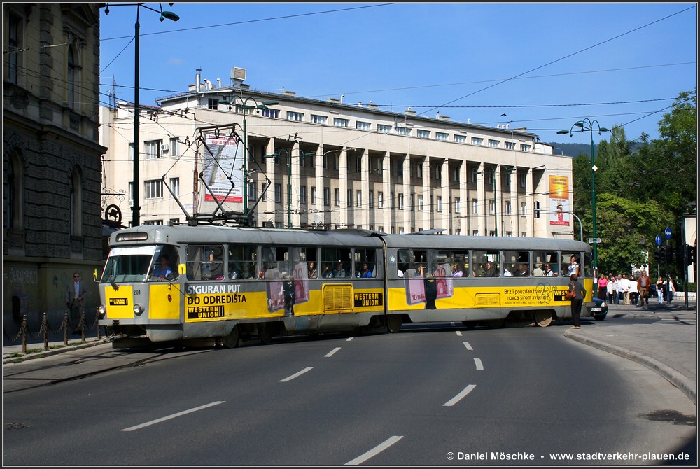 Сараево, Tatra K2YU № 201