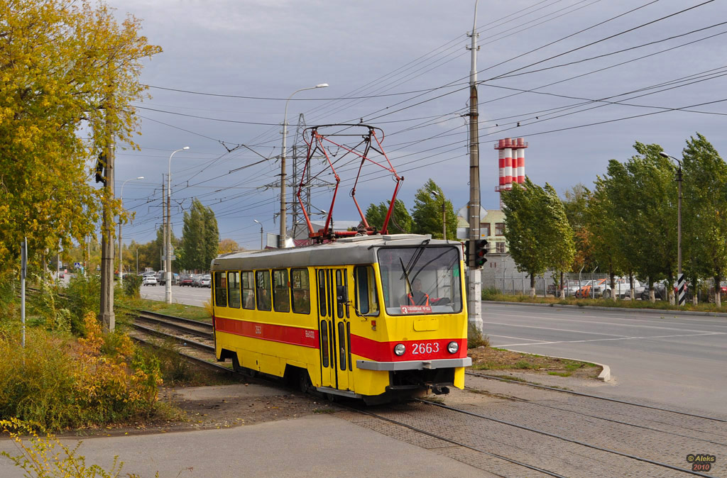 Волгоград, Tatra T3SU мод. ВЗСМ № 2663