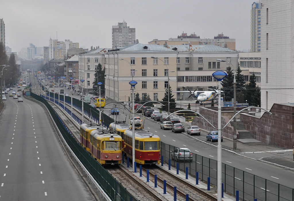 Киев, Tatra T3SU № 5546; Киев, Tatra T3SU № 6022