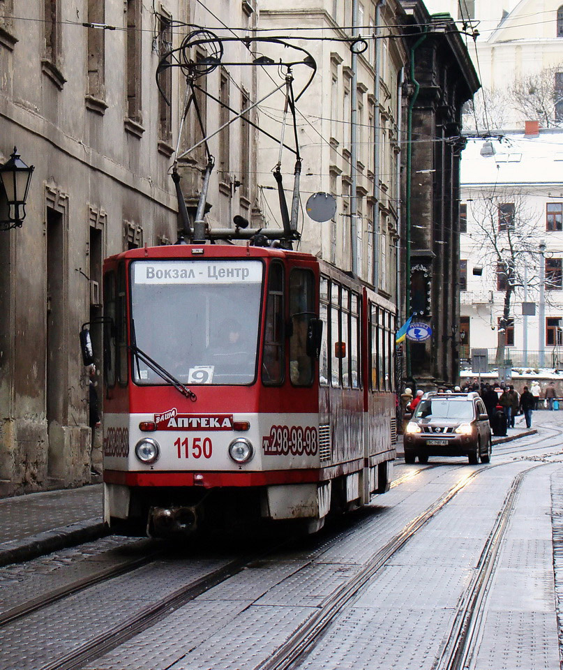 Львов, Tatra KT4D № 1150