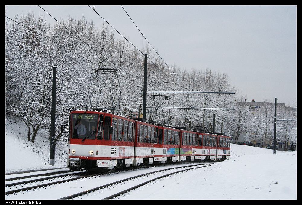 Эрфурт, Tatra KT4D № 523; Эрфурт — Тройники Tatra KT4D+KT4D+KT4D