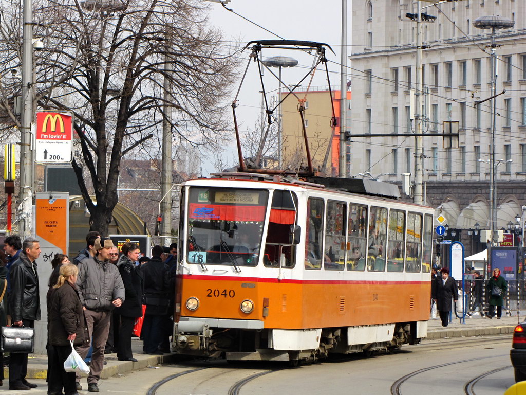 Софія, Tatra T6A2B № 2040 Софія, Tatra T6A2B № 2040