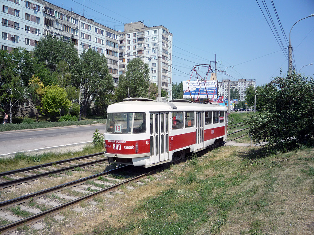 Самара, Tatra T3SU № 809