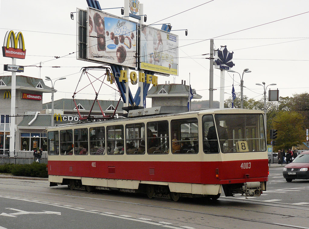 Донецк, Татра-Юг Т6Б5 № 4003