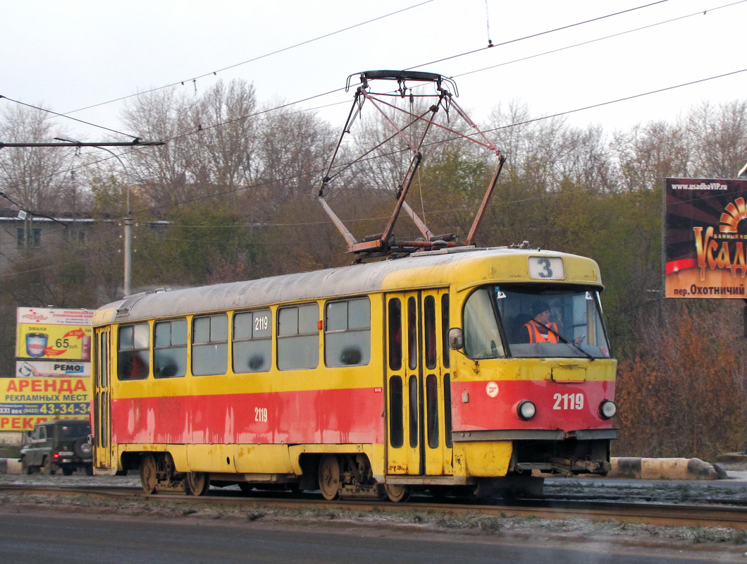 Ульяновск, Tatra T3SU (двухдверная) № 2119