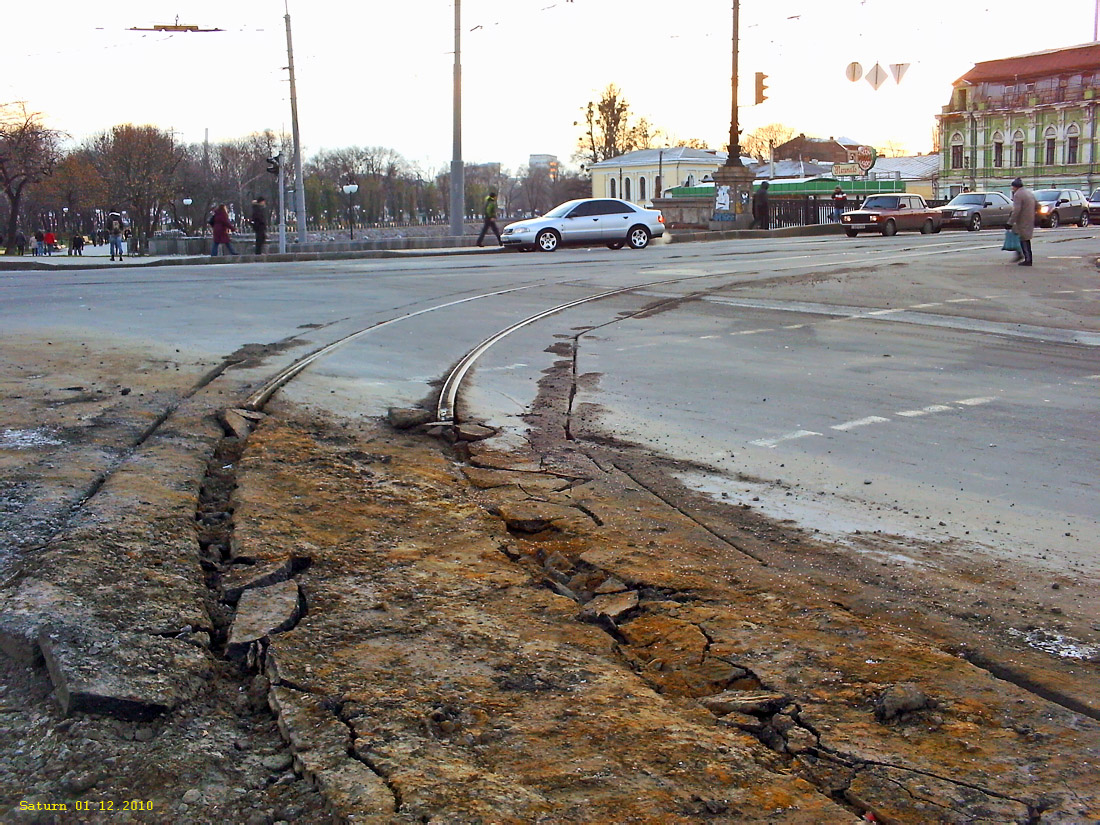 Харьков — Демонтажи и закрытые линии