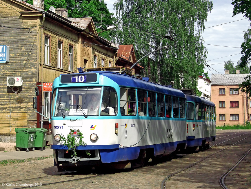 Рига, Tatra T3A № 40871