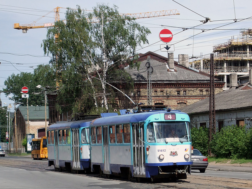 Рига, Tatra T3A № 51612
