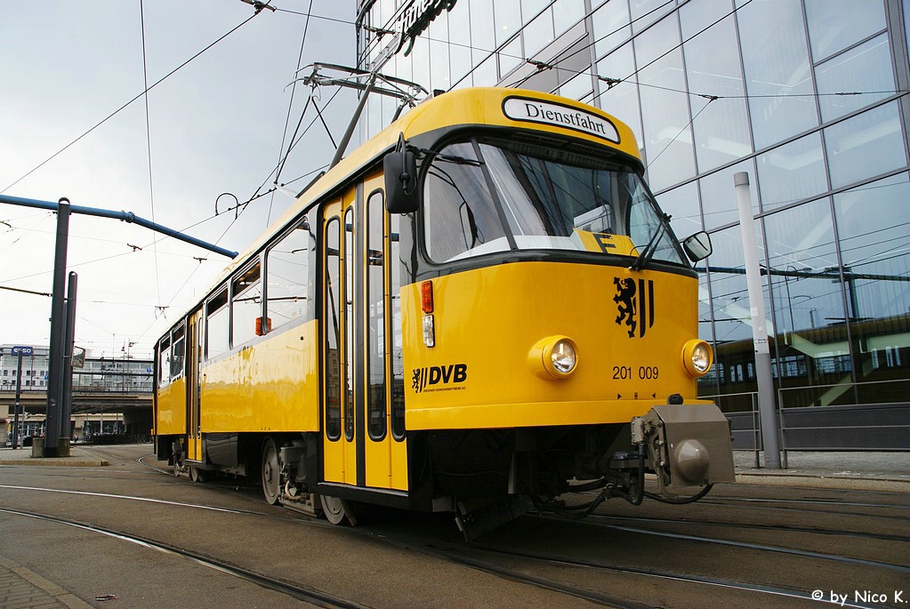 Дрезден, Tatra T4D-MI № 201 009; Дрезден — Прощание с Татрами (29.05.2010)