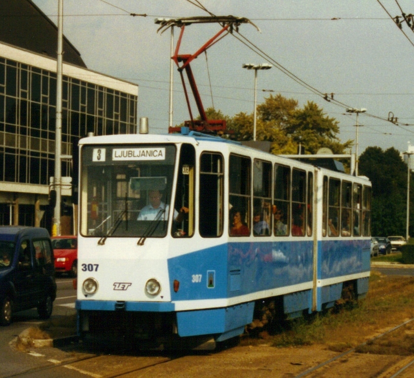 Загреб, Tatra KT4YU № 307