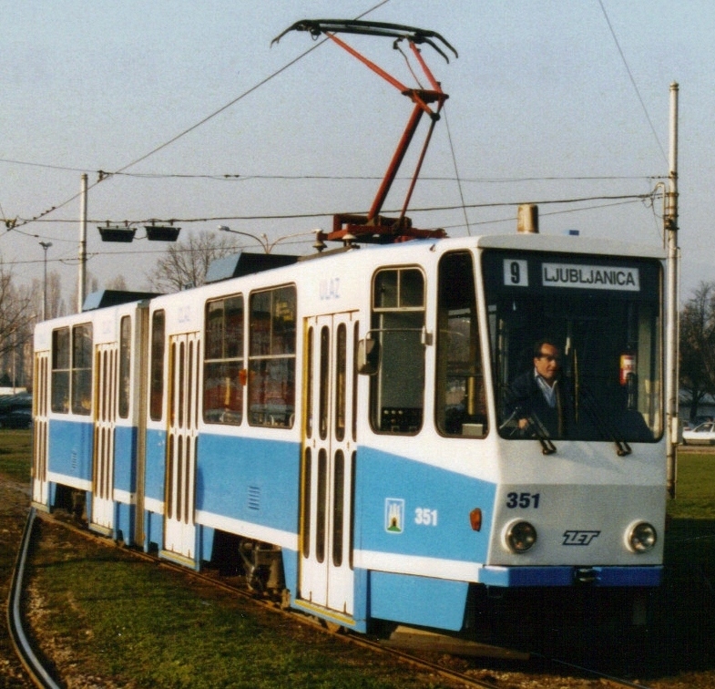 Загреб, Tatra KT4YUt № 351