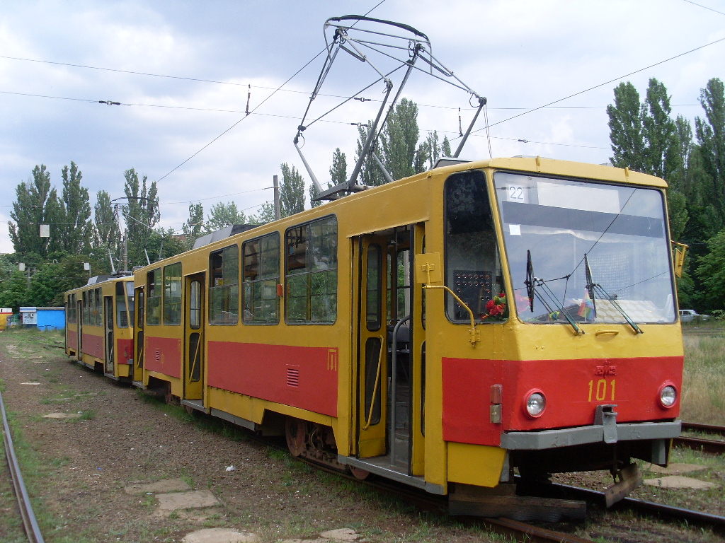 Kiev, Tatra-Yug T6B5 Nr. 101