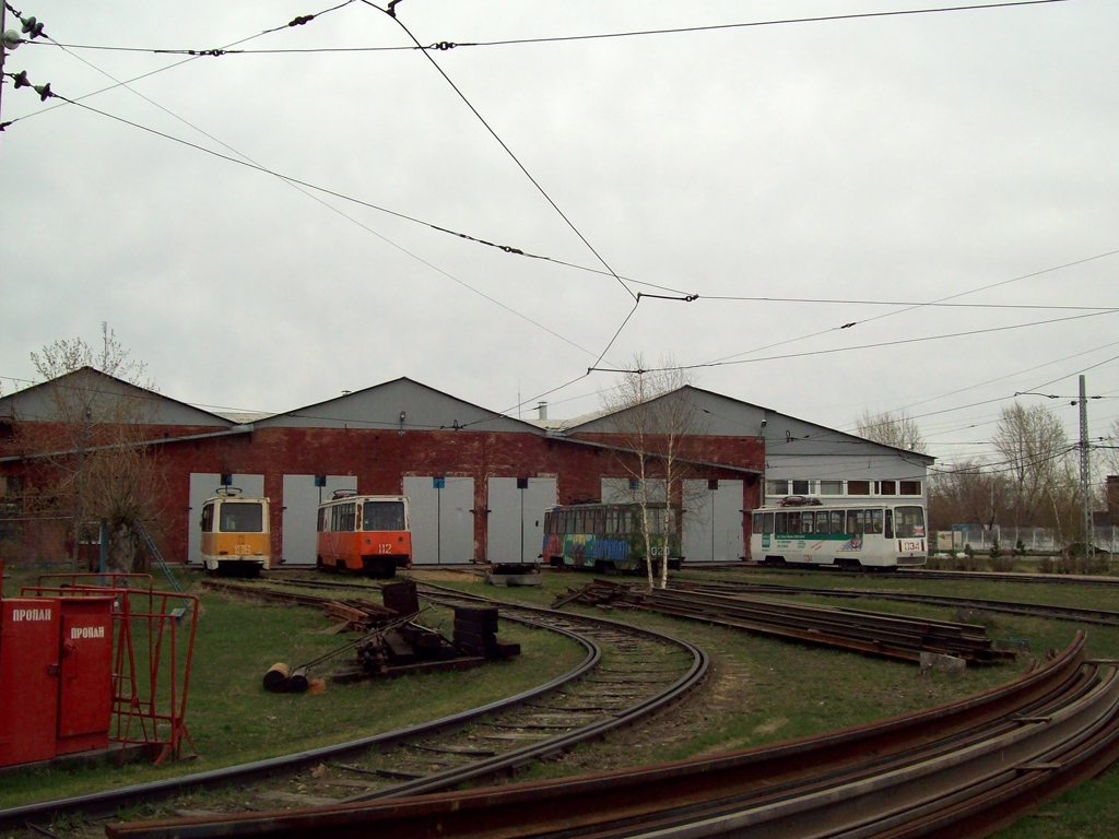 Усолье-Сибирское, 71-605 (КТМ-5М3) № 106; Усолье-Сибирское, ВТК-24 № 112; Усолье-Сибирское, 71-605 (КТМ-5М3) № 020; Усолье-Сибирское, 71-605РМ № 034; Усолье-Сибирское — Трамвайное депо