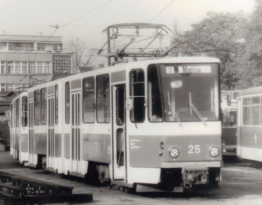 Котбус, Tatra KT4D № 25; Котбус — Старые фотографии Котбус, Tatra KT4D № 25; Котбус — Старые фотографии