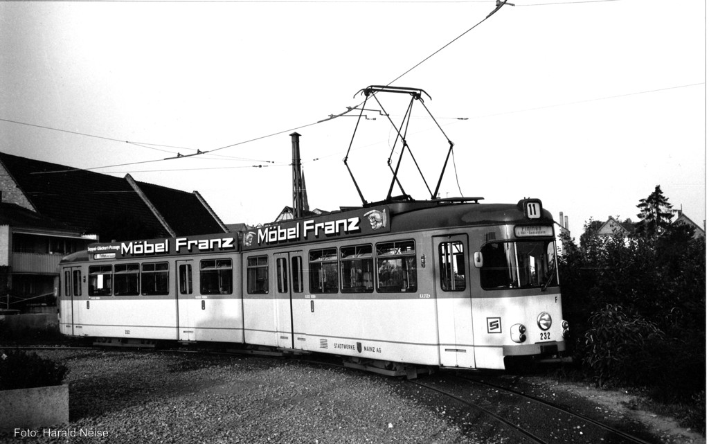 Майнц, Duewag GT6 № 232