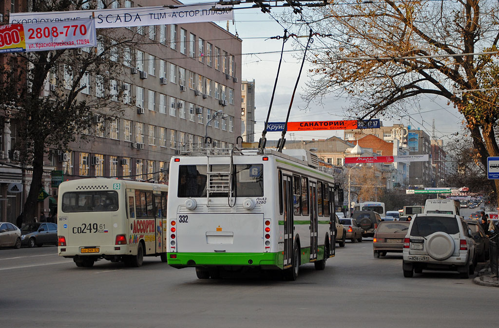 Ростов-на-Дону, ЛиАЗ-5280 № 332
