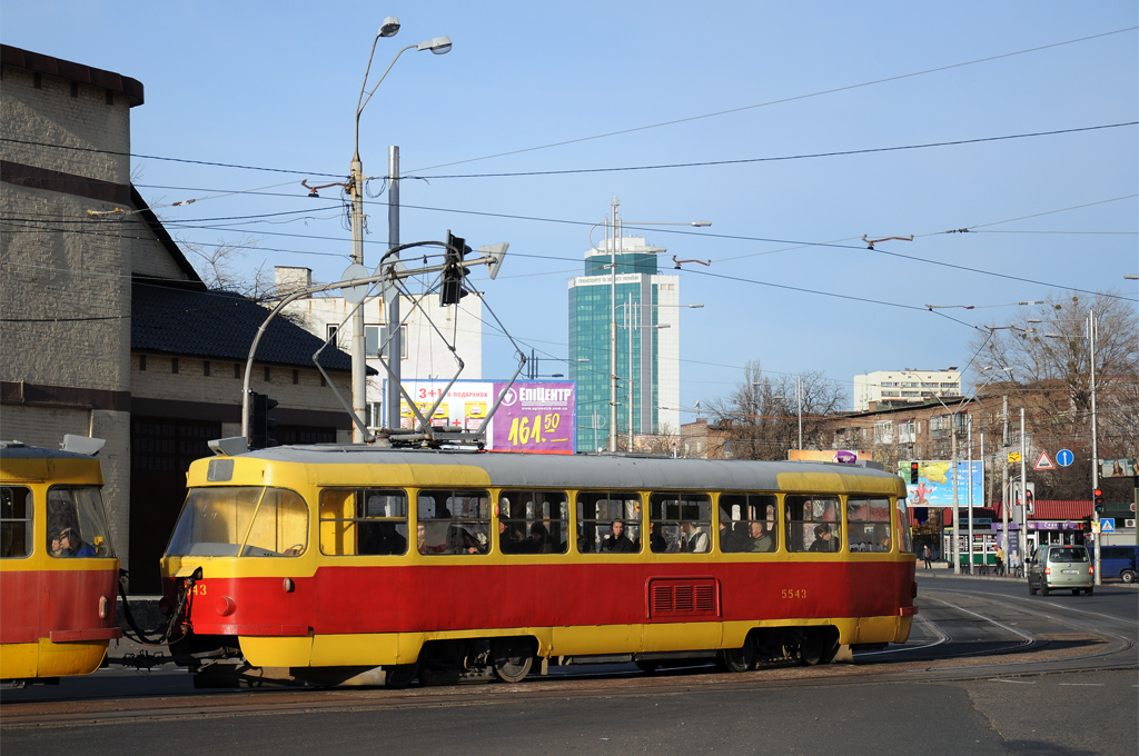 Киев, Tatra T3SU № 5543