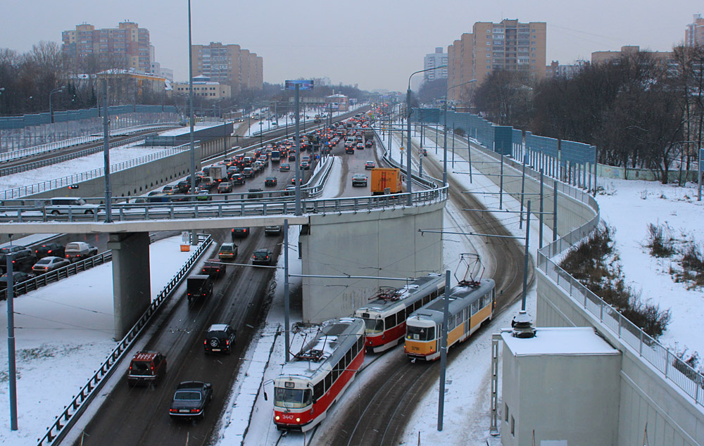 Москва, МТТЧ № 3447; Москва — Виды с высоты; Москва — Трамвайные линии: СЗАО