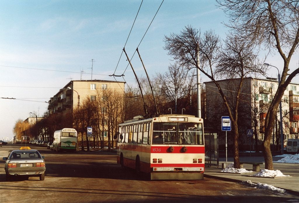 Вильнюс, Škoda 14Tr13/6 № 1636