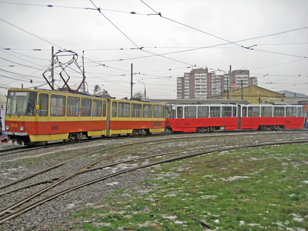 Винница, Tatra KT4SU № 194; Винница — Отправка вагонов в Житомир