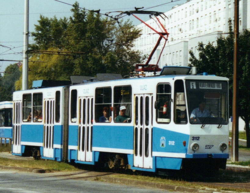 Загреб, Tatra KT4YU № 312