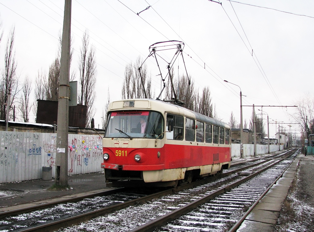 Киев, Tatra T3SU № 5911
