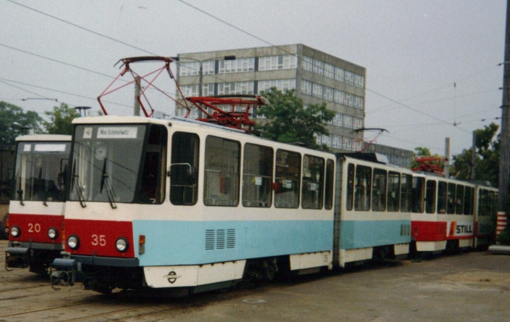 Cottbus, Tatra KT4D № 35; Cottbus — Old photos