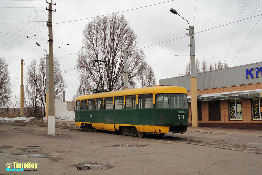 Каменское, Tatra T3SU № 651